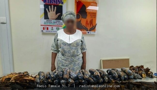 67-year-old grandmother arrested with 13kg cocaine hidden in fake plantain peels in Nigeria