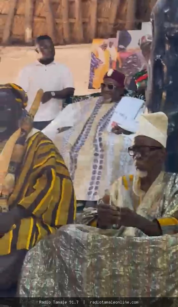 Chief of Kumbugu hails NDC for district development ahead of market project