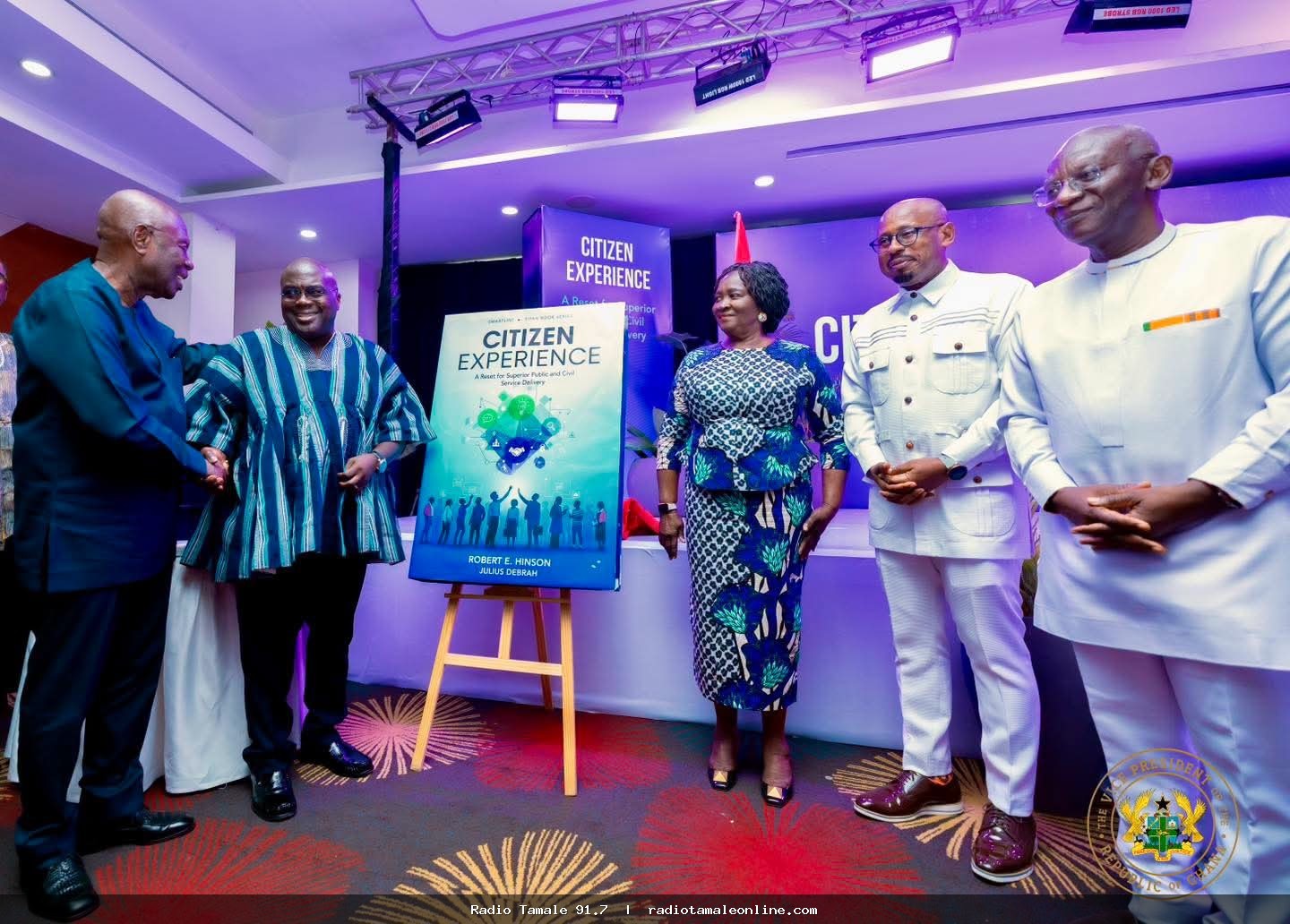 Vice‑President urges citizen‑centred public service at book launch