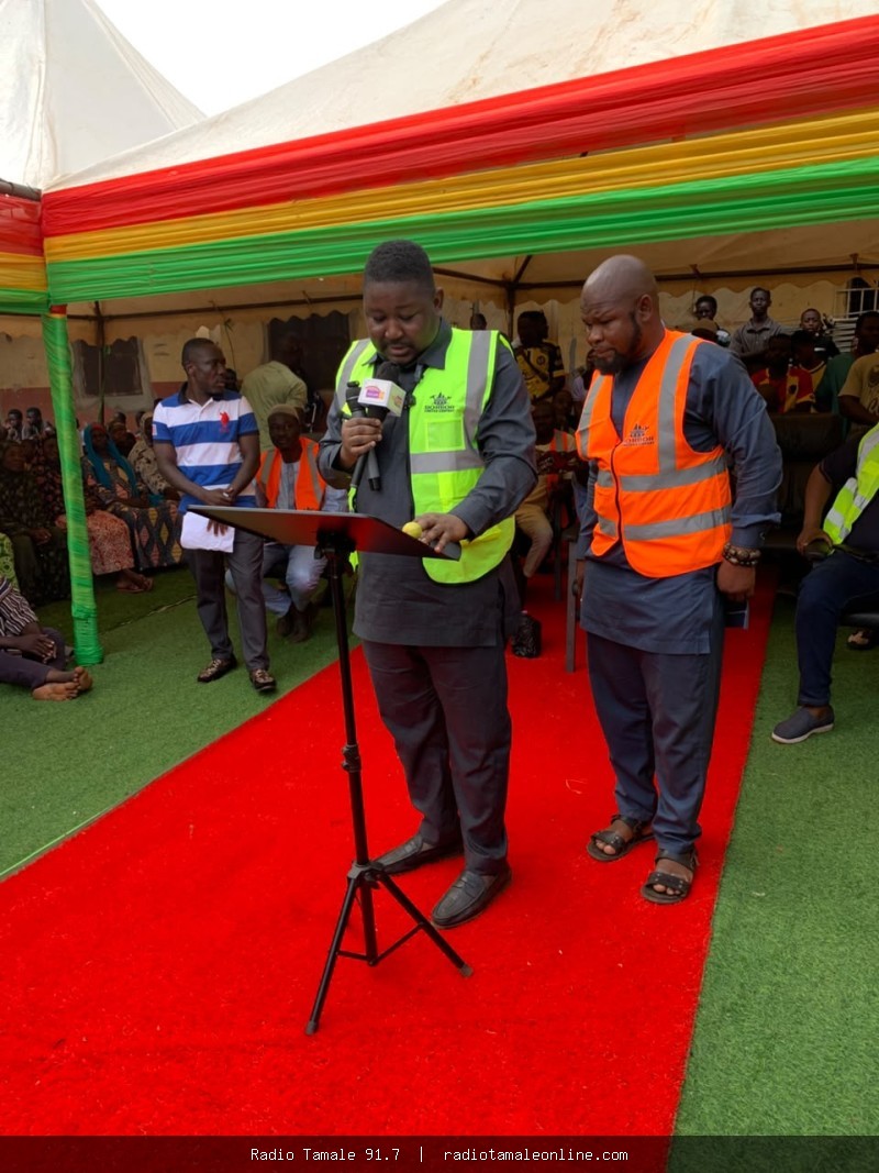 Sagnarigu MP launches astroturf project, donates medical items and transformers