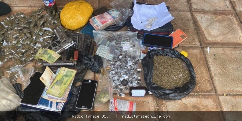 Two pistols, narcotics seized as police arrest five in Tamale