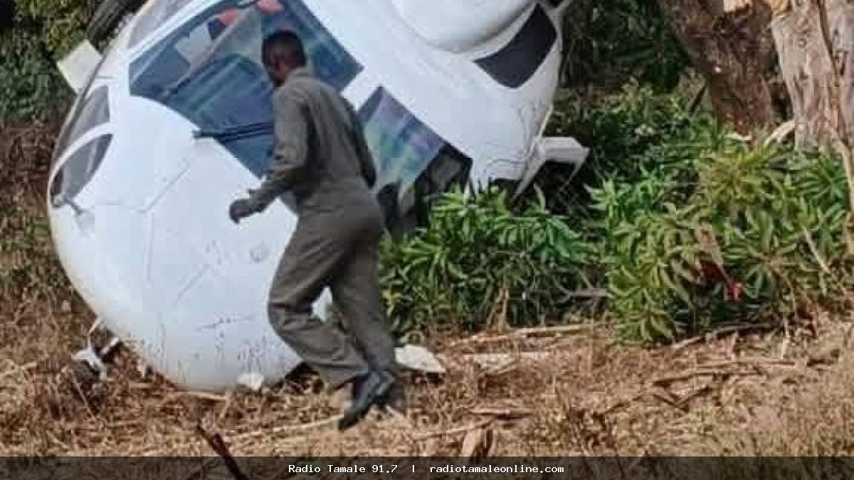 Zambia Vice President escapes injury after helicopter accident