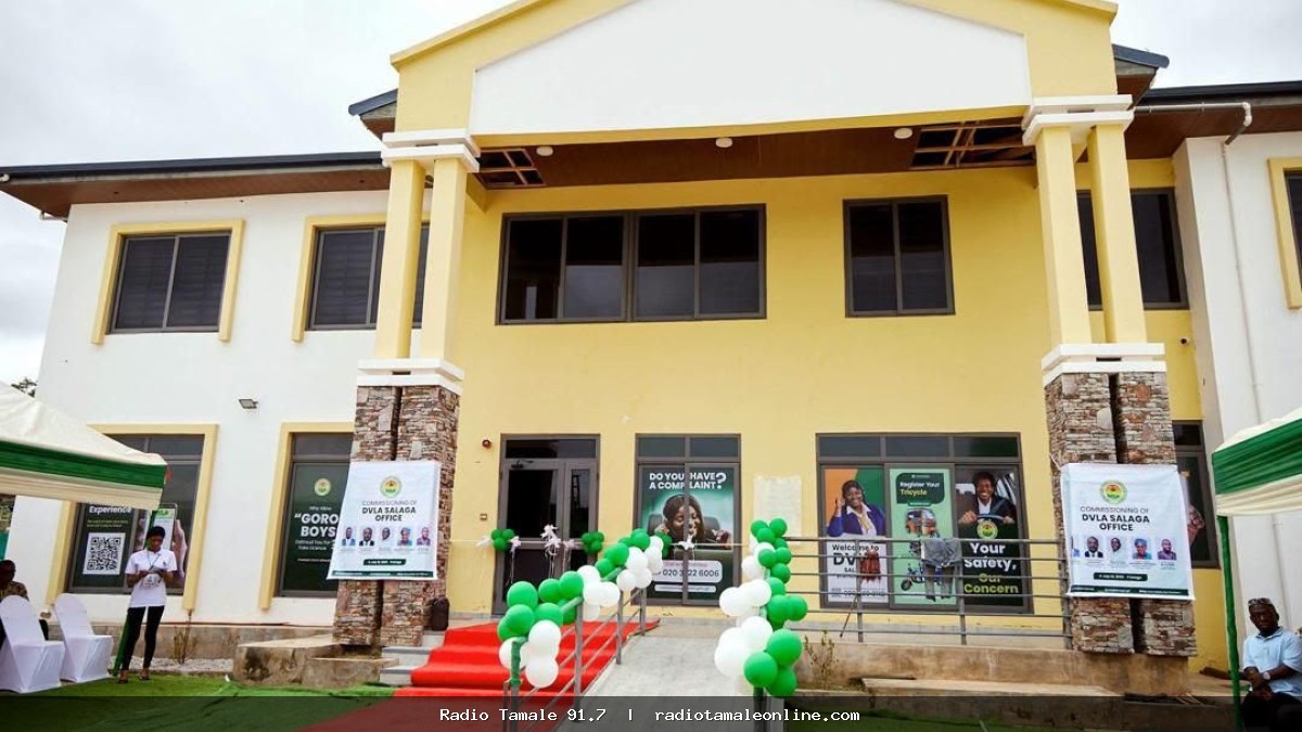 DVLA Commission New District Office in Salaga