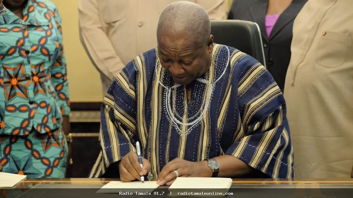 President Mahama Signs Ghana Investment Promotion Authority Act Into Law