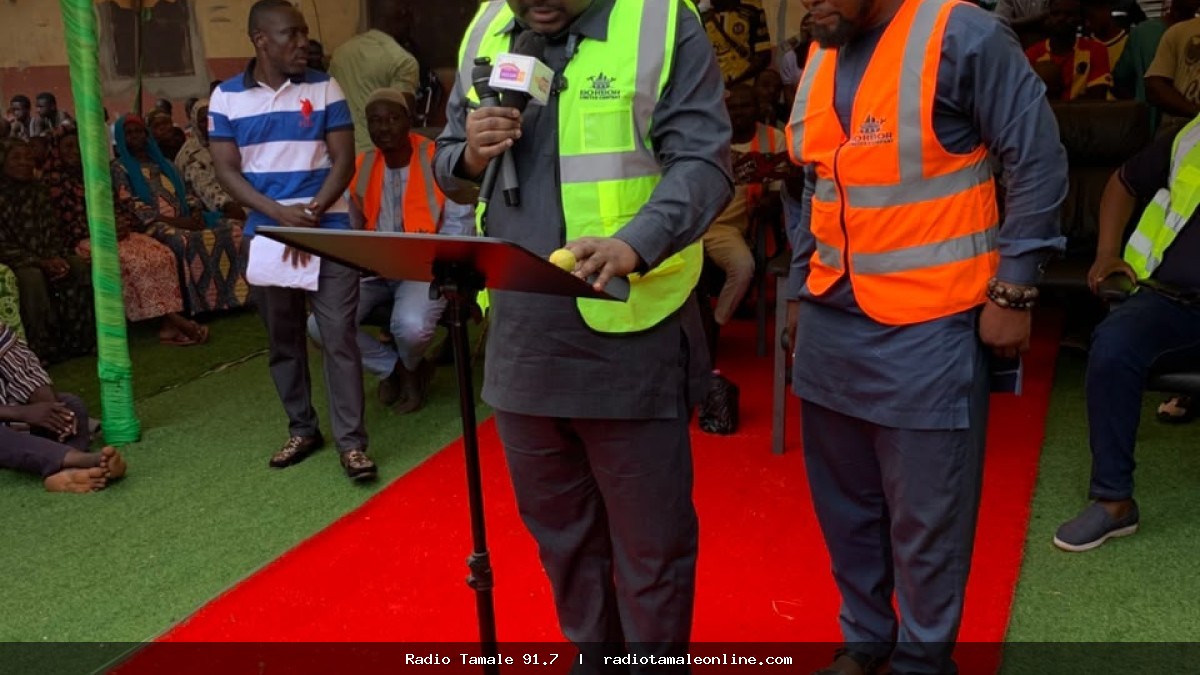 Sagnarigu MP launches astroturf project, donates medical items and transformers