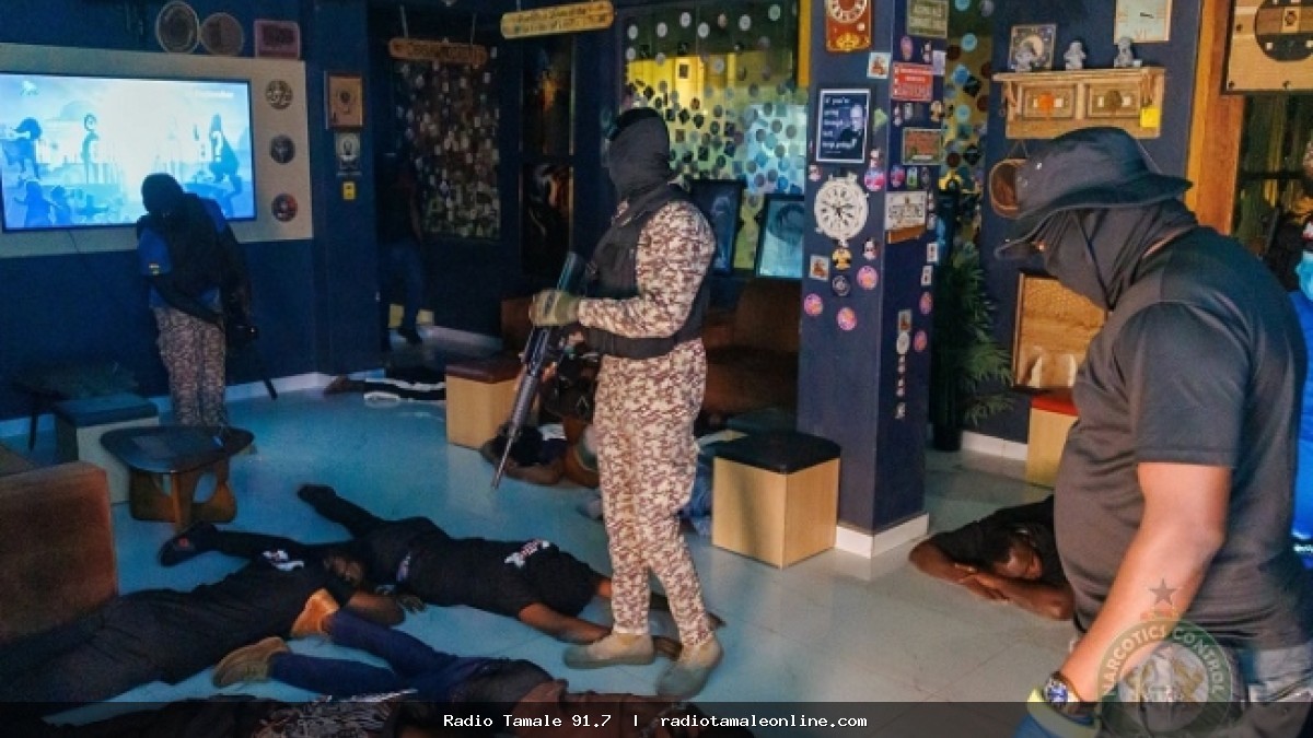 NACOC arrests three, shuts down Amsterdam Pub at Laboma over suspected drug activities